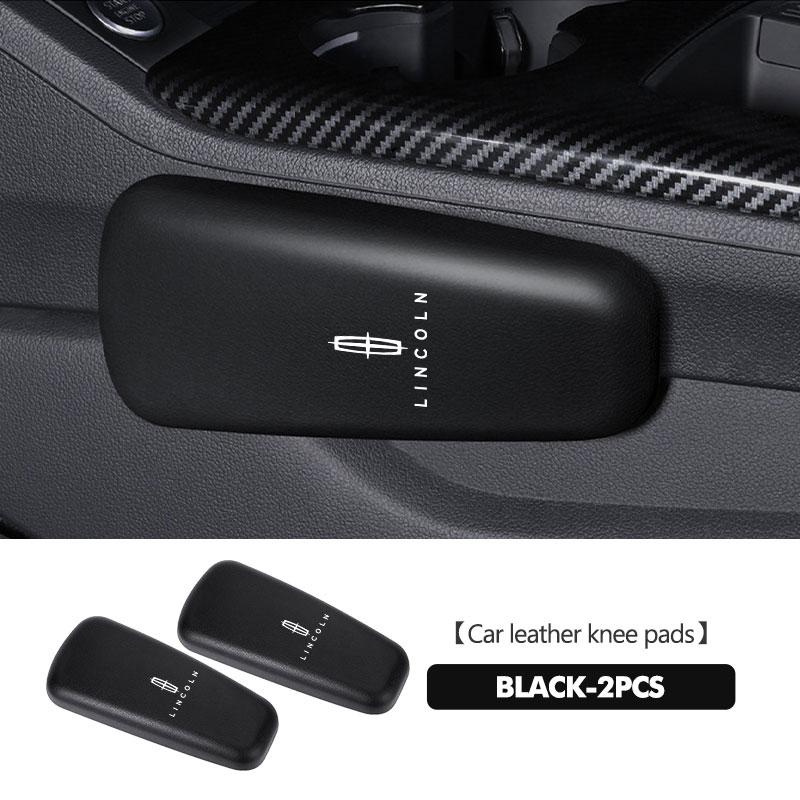 Leather Car Knee Pad Elastic Cushion Thigh Support Accessories For Lincoln Navigator MKZ MKX MKC MKT Continental Nautilus 6tsde