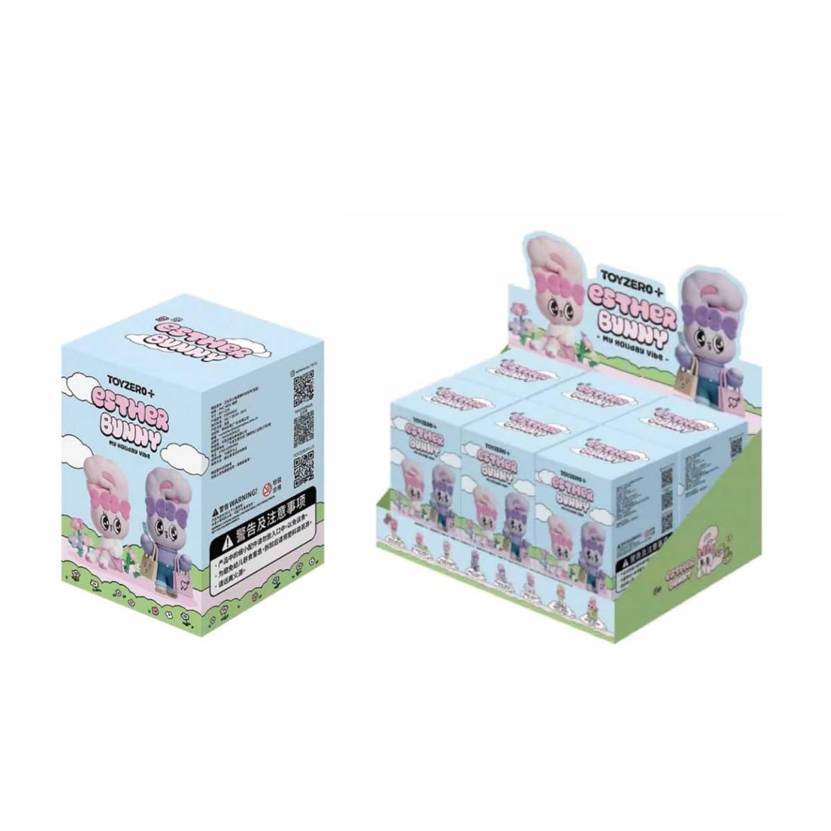 

Esther Bunny Holiday Vibe Series Blind Box Figures TOYZERO+ (6-Pack)