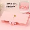 New Rectangle I Love You Empty Box Romantic Red Color Jewelry Gift Box Large Size Valentines Gift Box Mother's Day