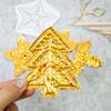 DIY Gold Foil Art Relief Christmas Decorations Gold Silver Decorative Pendant Combination Tin Foil Paper Craft Sewing Tool Set
