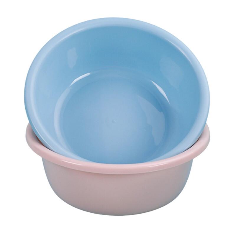 Thickened Small Mixed Color Plastic Basin Set