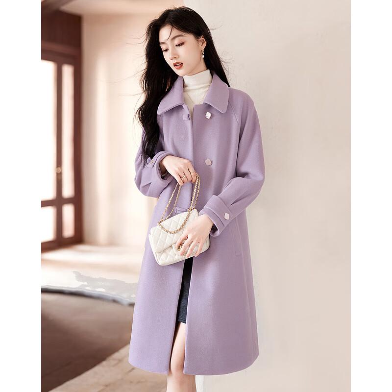 Women's Elegant Mid-Length Wool Coat