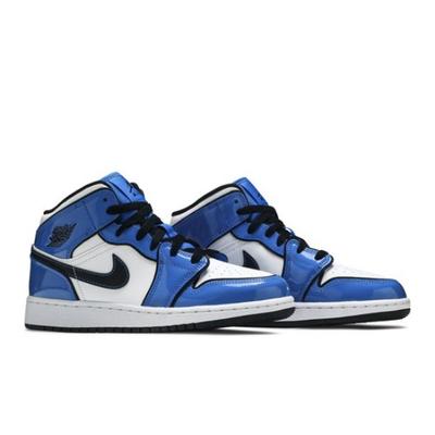 Air 1 Mid SE GS Signal Blue BQ6931-402
