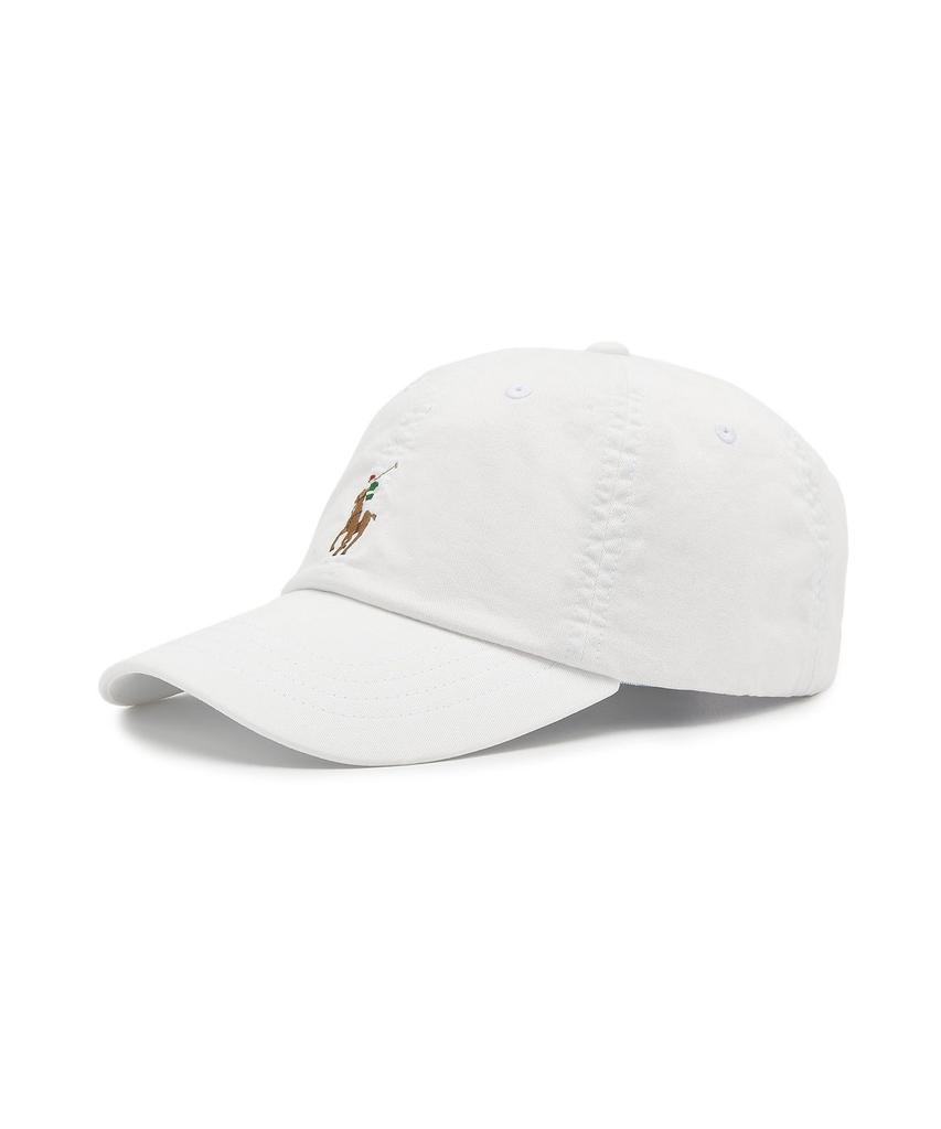 POLO RALPH LAUREN Stretch-Baumwoll-Twill Basecap - Weiß