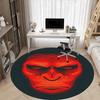 1pc Gorilla Pattern Office Round Area Rug, Indoor Mat Suitable For Office, Under Office Chairs Bedroom Living Room Home Decor, Room Deco