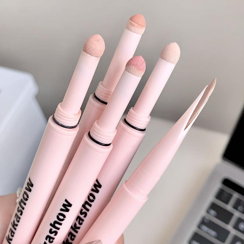 Doppelköpfiger Seidenraupen-Stift für Lügen, Muttergesundheit, Seidenraupen-Eyeliner Zwei in Eins, Natürlicher Schatten zum Aufhellen, High Light, Pseudo-Naturgesicht