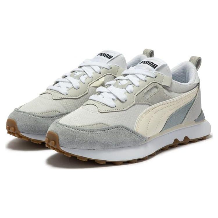 PUMA Rider Future Vintage Grey Ivory Unisex Lifestyle Shoes 387672-25