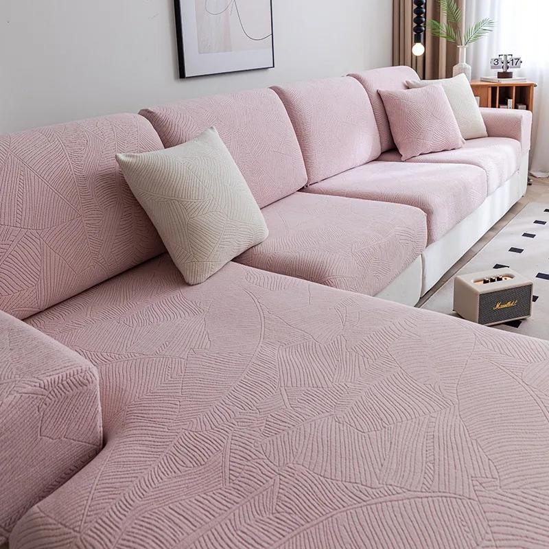 1PC Waterproof High Elasticity Jacquard Sofa Cover Sofa Protector for Bedroom Office Living Room Home Decor 1/2/3/4Seat L-shaped