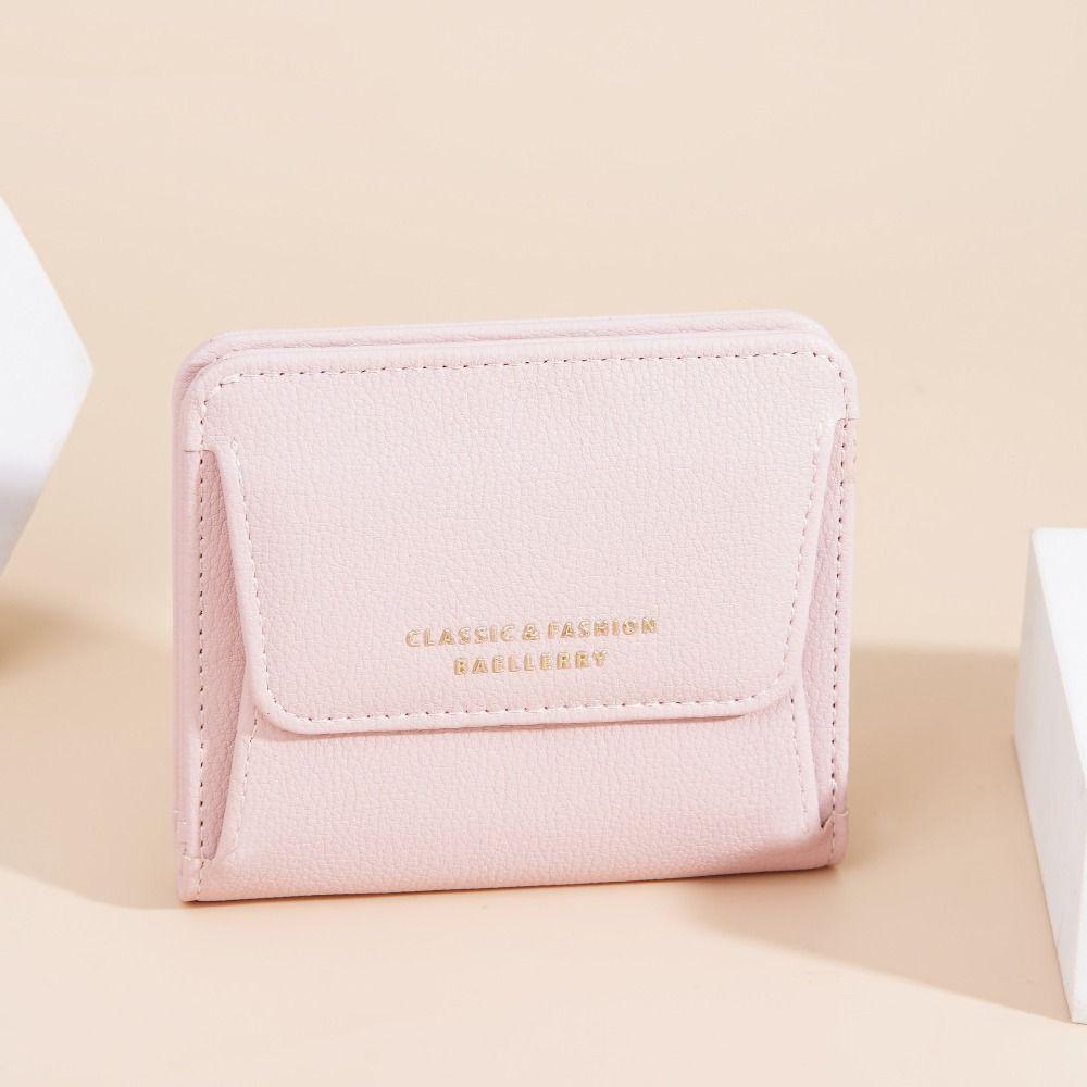 Elegant Women Short Wallet Large Capacity Bank/ID/Credit Card Bag Brand Female Purses  Evening Out