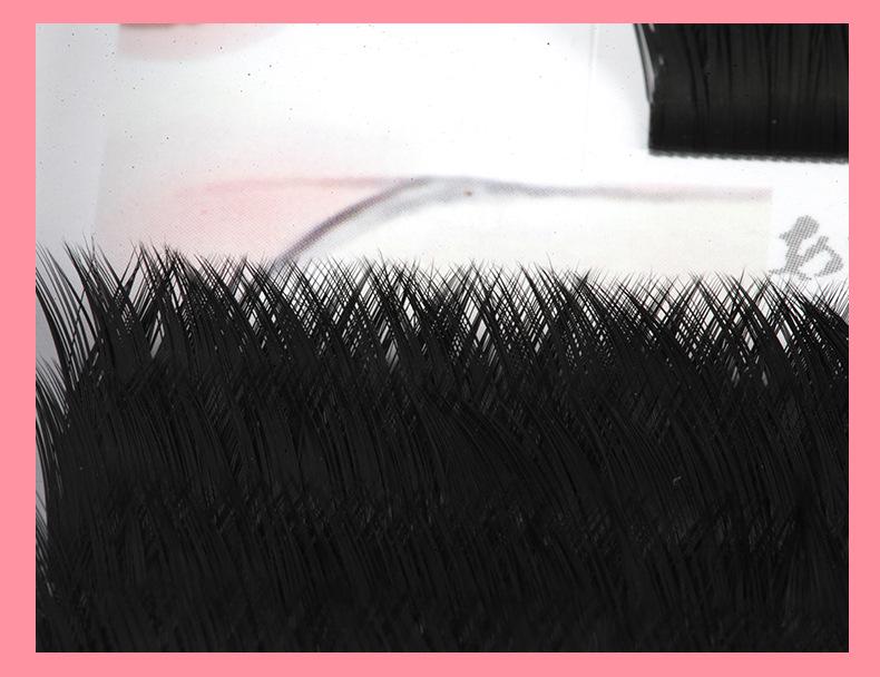 2024 V-Shaped Magnetic Grafting Eyelashes, 0.06 Natural Dense Blooming False Soft Lash Extensions