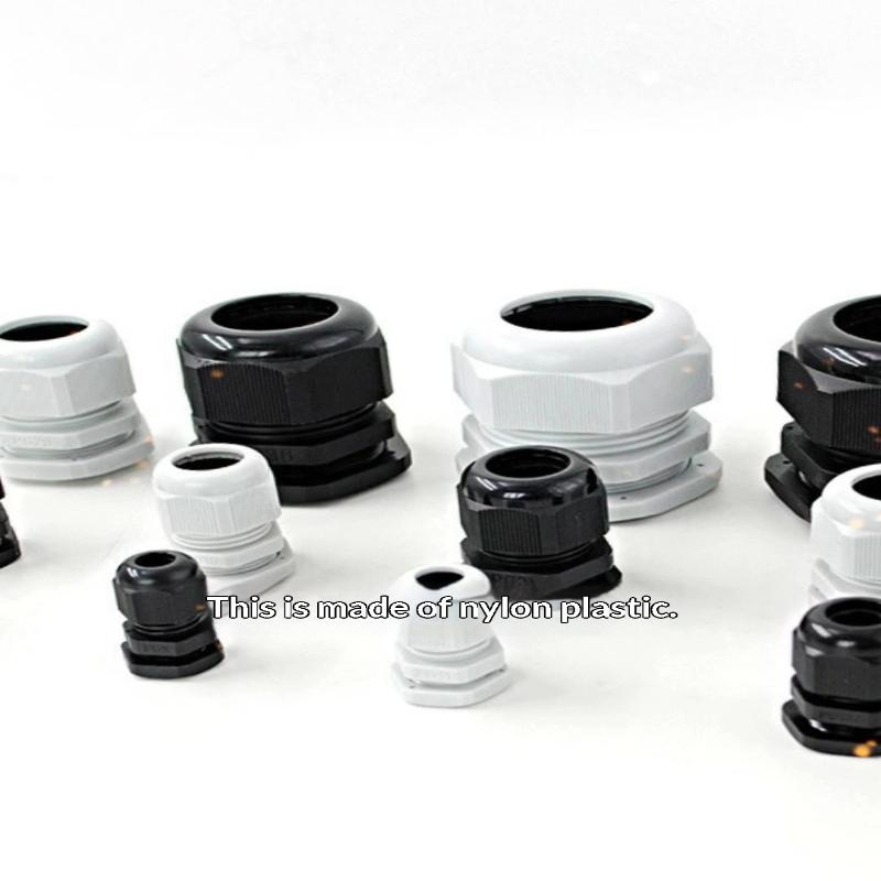 10 Stück Wasserdichte Kabelverschraubung Pg7 Pg9 Schwarz Weiß Kunststoff Dichtungsverbinder Nylon Ip68 Kabelbefestigung Nylonstecker Für Elektrischen Draht