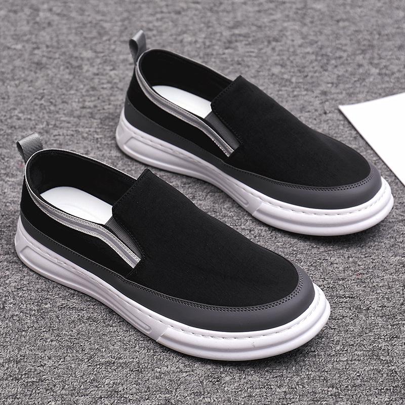 

Мужские летние лоферы из ледяного шелка: Повседневная, Удобная, Простая Обувь для Вождения и Ленивая Обувь 39