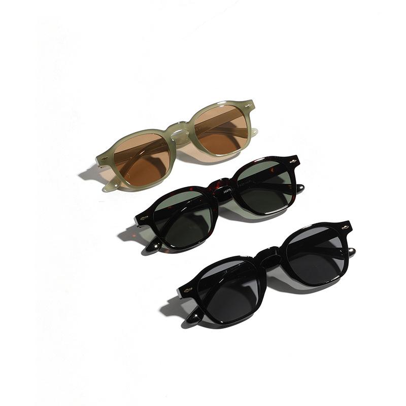 Sunglasses Men'S Trend Olive Green Glasses Ins Xiaohongshu Sunglasses Women