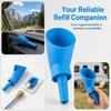 Overflow Prevention Water Funnel Filter Water Filler Funnel Overflow Prevention Funnel  Vehicle