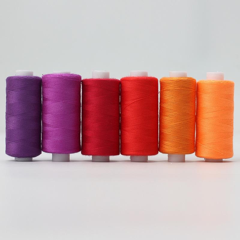 Household Sewing Thread Set: 402 Polyester Threads, 400 Yards Each, Perfect for DIY Projects and Hand Sewing.