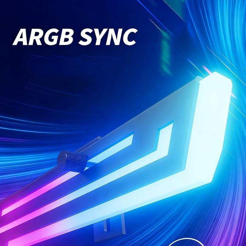 ARGB Syncs Graphics Card Holder With Temperature Display And Adjustable Support For Heavy GPUs Like 40 Series