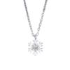 High-End Women's Snowflake Necklace: Light Luxury, Exquisite and Unique Clavicle Chain