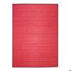 Living Room Rug In Bamboo Slats with Red Edging 133x180