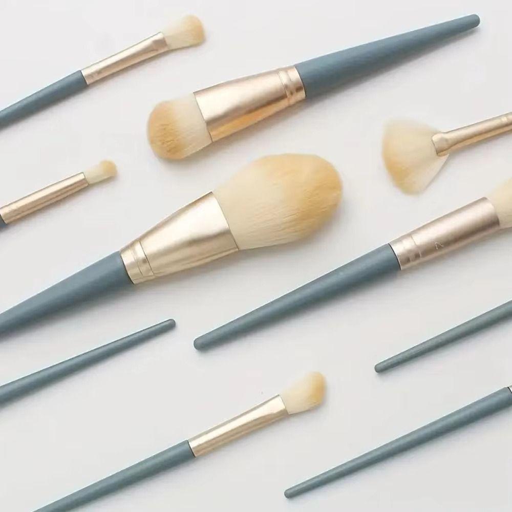 10PCS Super Soft Soft-Bristled Makeup Brushes Portable Professional Makeup Brushes  Makeup Artist