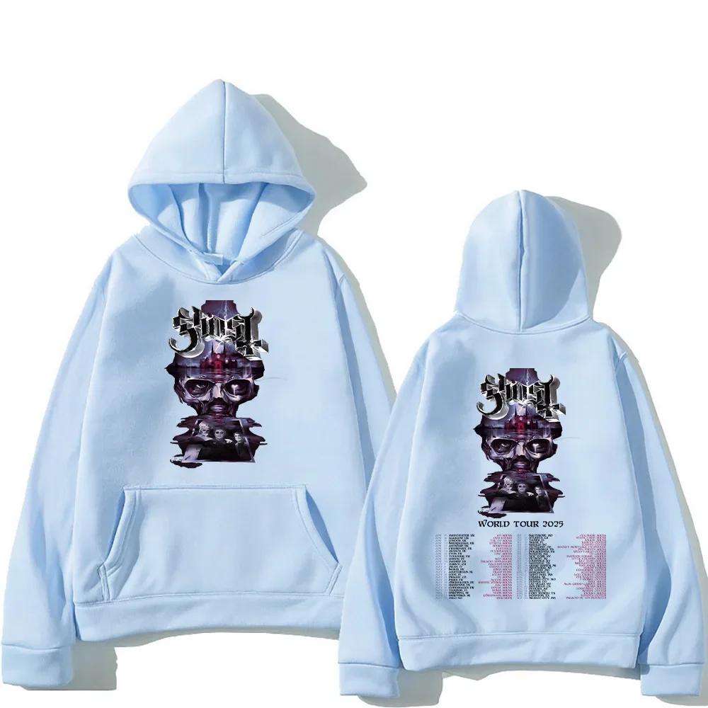 Ghost Band World Tour Sweatshirts Männer Frauen Hip Hop Metal Rock Hoodies Gothic Kleidung Übergroße Kleidung Fans Geschenk Klassischer Hoody