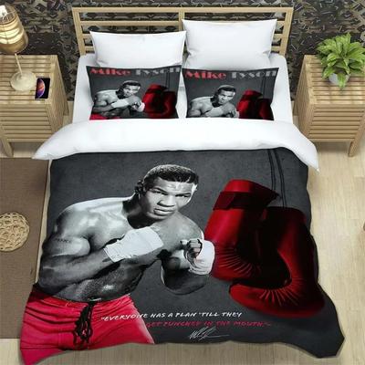 Boxing Champion Mike Tyson Fashion 3D Printed Bedding Queen Bedding Set King Size Bedding Set Soft And Comfortable