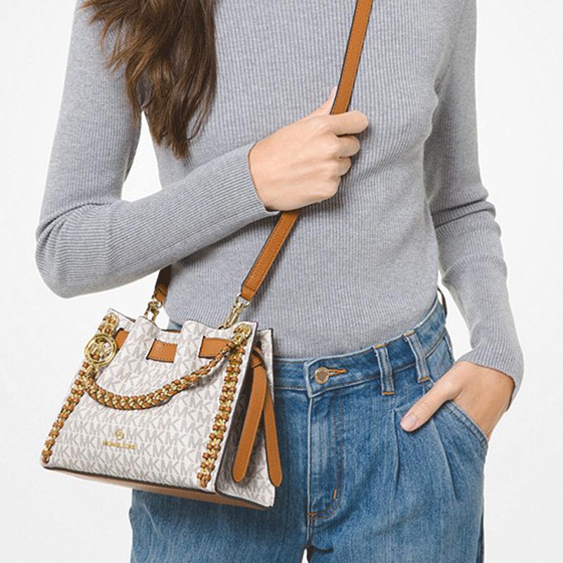 Michael Kors Håndtaske Mina Klassisk Presbyopi Kæde Steppefyldt Polyurethan Tote Taske Tote Taske Indkøbstaske Håndholdt Skulder Crossbody Taske Lille til Kvinder