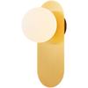 Gold Nordic Wall Lamp: Simple, Luxurious Postmodern Design for Bedroom, Living Room, or Corridor