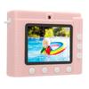 Kids Print Camera with 3 Rolls Printing Paper HD Dual Lens Photo Video Recorder for Outdoor Game
