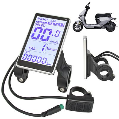 Electric Bike LCD Display Screen 5 Pin 24V 36V 48V 60V E Scooter M5 LCD Panel Screen Electric Bike LCD Display Meter for E-Bike