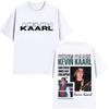 Kevin Karl 2026 new Fashion Print Pattern Street Casual 2026 Spring summer Print Pure Cotton Casual Shortsleeved top Streetwear
