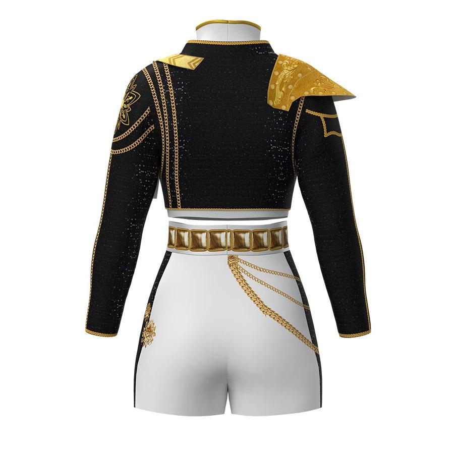 Kpop Girl Group Demon Hunter Stage Performance Cosplay Costume for Zoe Lumi Character
