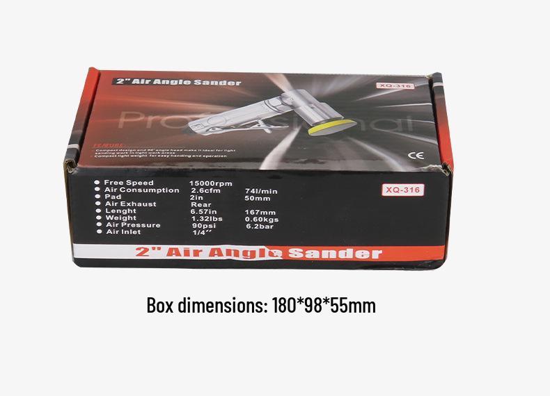 Gaobao 2" 90° Air-Powered Eccentric Sander/Grinder/Polisher