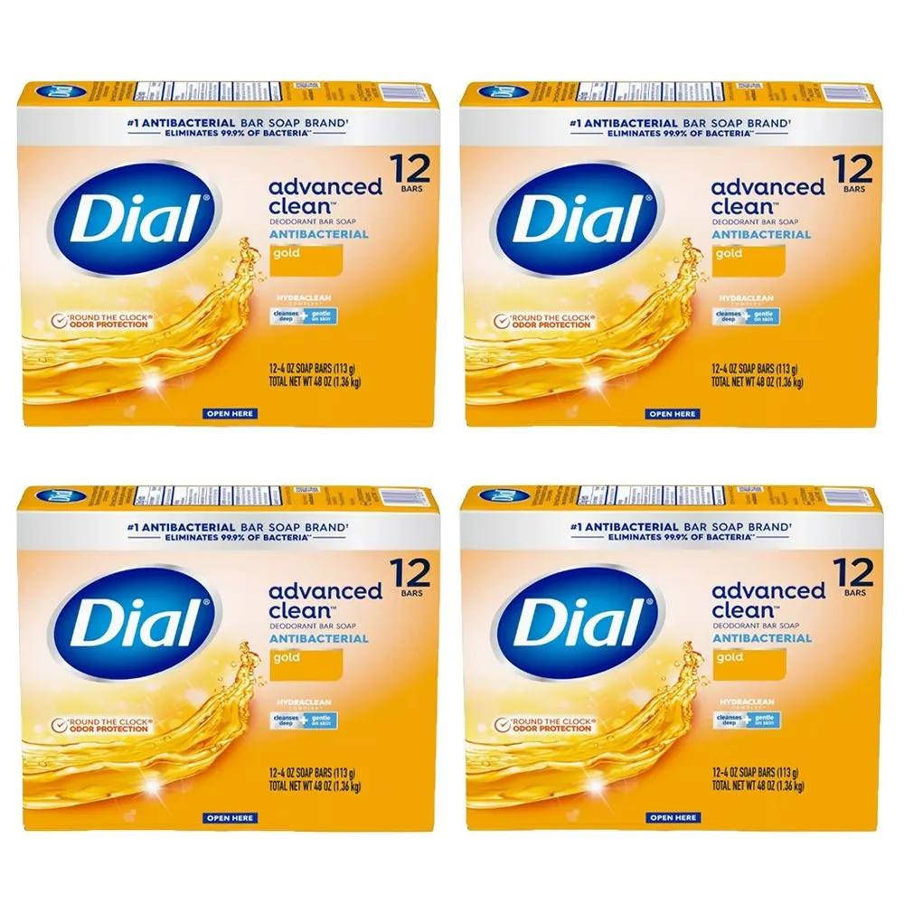 Dial Soap Gold Facial Soap 12-pack x 4 packs (48 pieces)