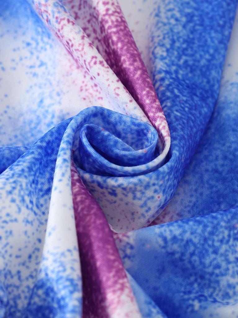Little Girls Summer Dress, Cute Blue Unicorn Printed Soft Stretch Sleeveless Easter Dresses, Sundress for Kids 2-8 Year