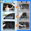 ZATOOTO Suede Car Window Shades 4PCS - Car Window Covers For Ultimate Privacy, UV Protection, And Heat Ulation, Sun Shade Perfect For Camping,