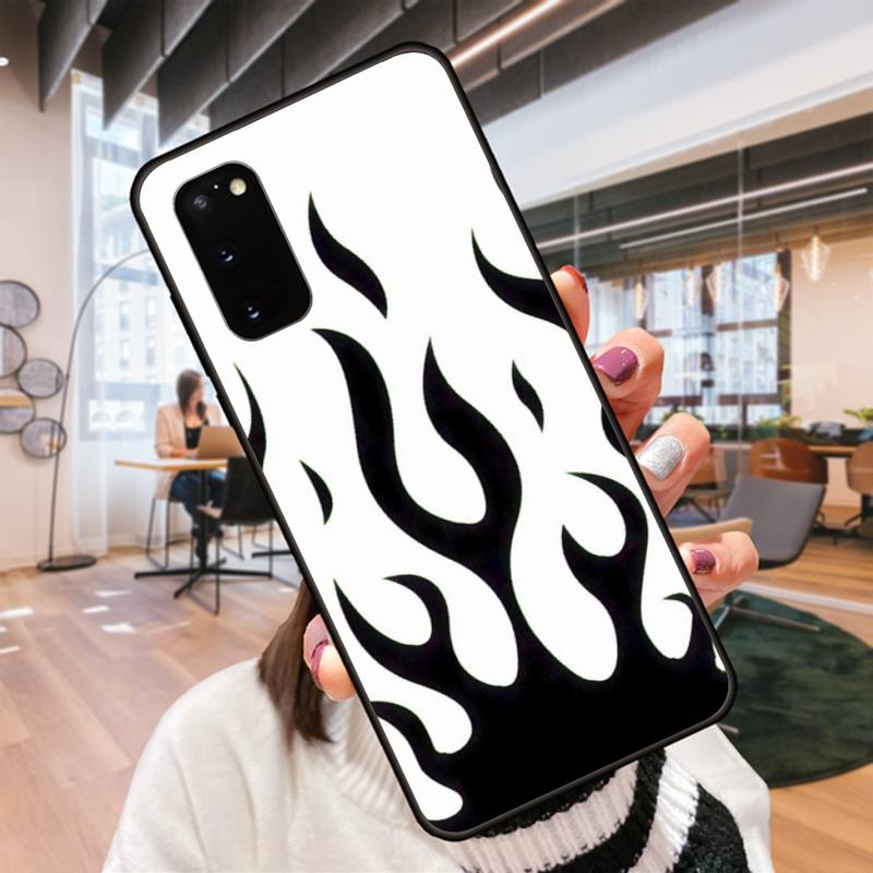 Cool Flame Art Phone Case For Samsung Galaxy S9 S9plus S20 5G S20 ULTRA 5G S20 Plus 5G S21 S30 Case Cover