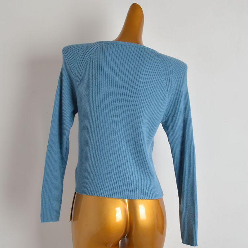 Spring & Fall New Arrival Fashion Pure Color Single-Breasted Long Sleeve Knitting Cardigan Women's Clothes Classic Style Loose Slimming Sweater Tops