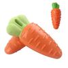 Giocattoli per Cani a Forma di Carota e Mais Giocattoli da Masticare Massaggio Gengive e Pulizia Denti Giocattolo per Cani Resistente al Morso per Animali Domestici