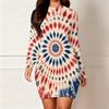Womens Plus Size Long Sleeve Slim Bodycon Midi Dress Comfortable Chic Casual Party Wear