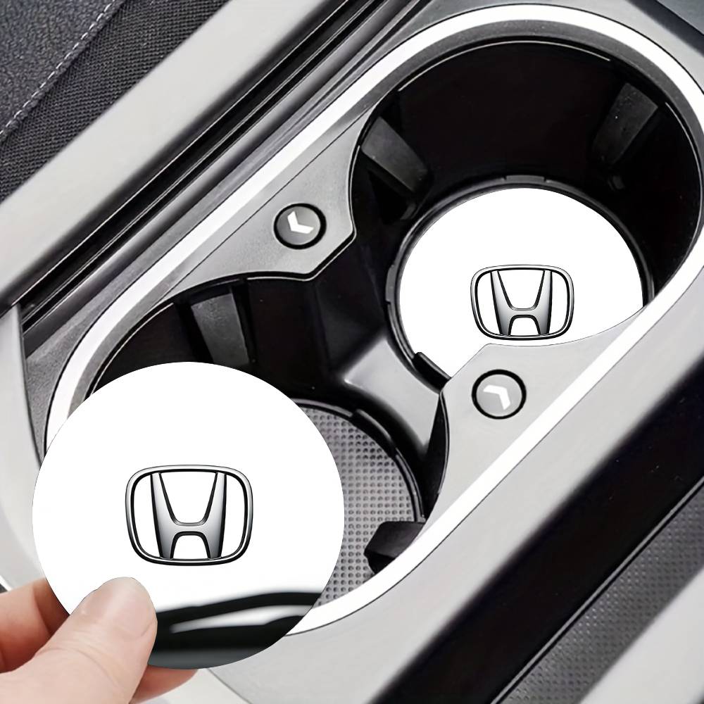 For Honda New Car Cup Holder Anti-Slip Silicone 7cm Insert Coaster Mat Universal Car Accessories Black Fit LG Most Cars