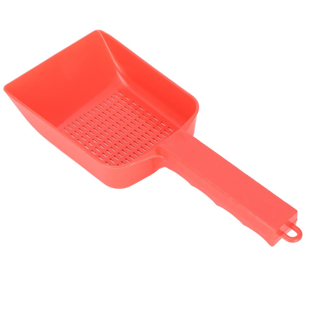Gravel Sand Shovel Aquarium Sand Scooper Fish Tank Cleaning Tool Red for Home Garden Pool