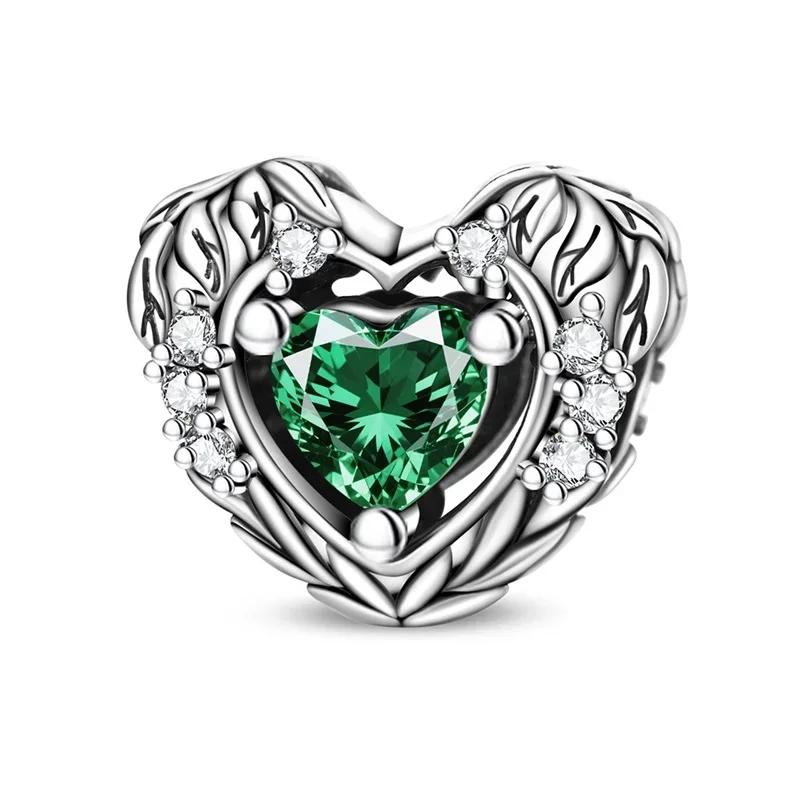 Luck Charm Copper Craft Four Leaf Clover Green Tree Frog Turtle Bead Pendant Ideal For Bracelet Women Diy Jewelry Present