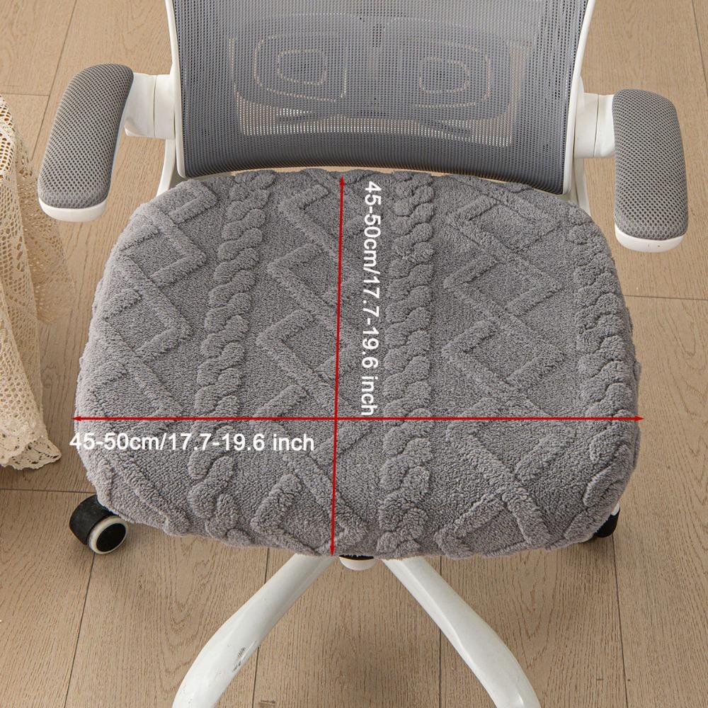 Universal Office Chair Seat Covers Jacquard Removable Computer Chair Cove Washable Thickened Chair Dustproof Cover
