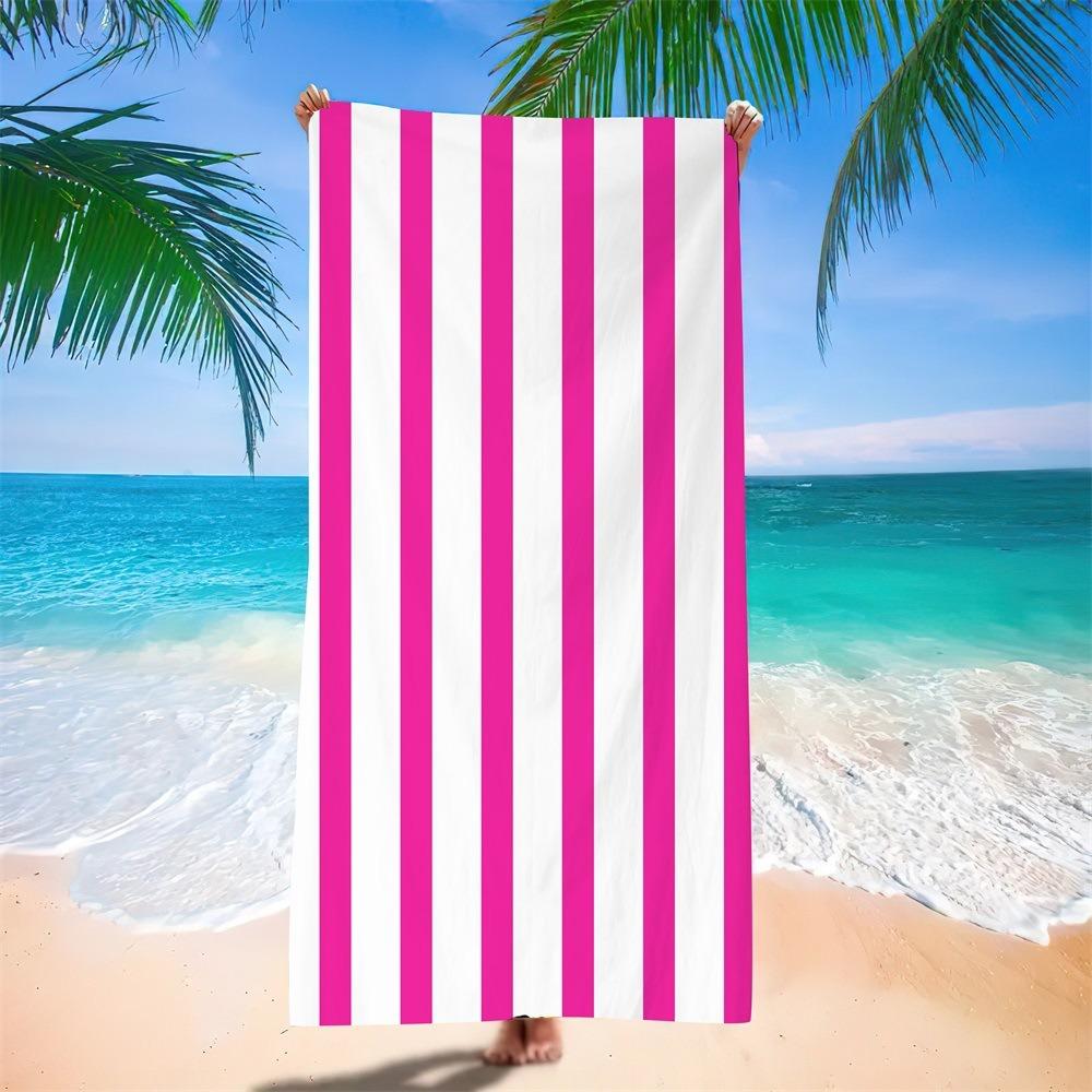 Black Gold Mandala Beach Towel Bohemian Floral Quick Dry Polyester Bath Towel for Summer Vacation Sandproof Swim Pool Blanket