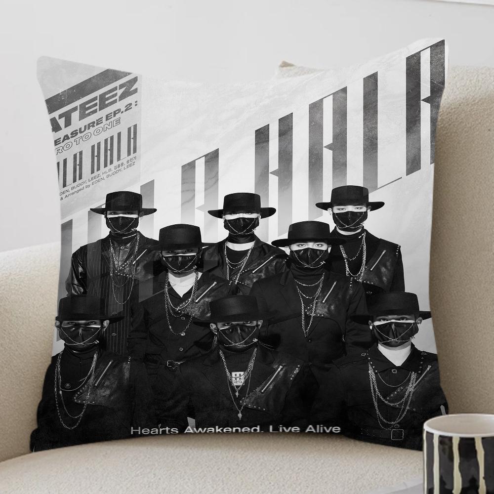 AATEEZZ KPOP Personalized Pillow Cover Kids Bedroom Wild Party Decor Pillowcase Kid Birthday Shower Gift