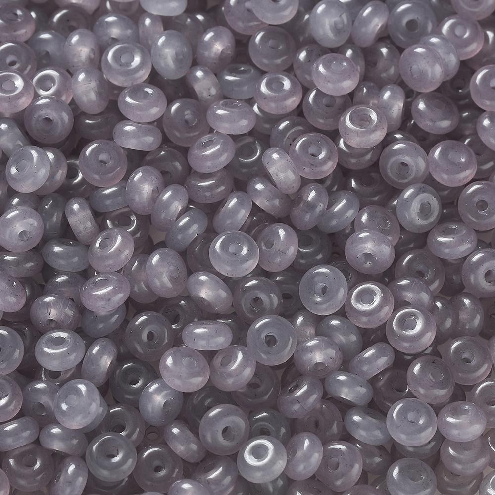 

50Pcs/Lot 3*6mm Colorful Glass Imitation Jade Abacus Beads Flat Round Loose Beads for Jwelry Making DIY Accessories Handmade