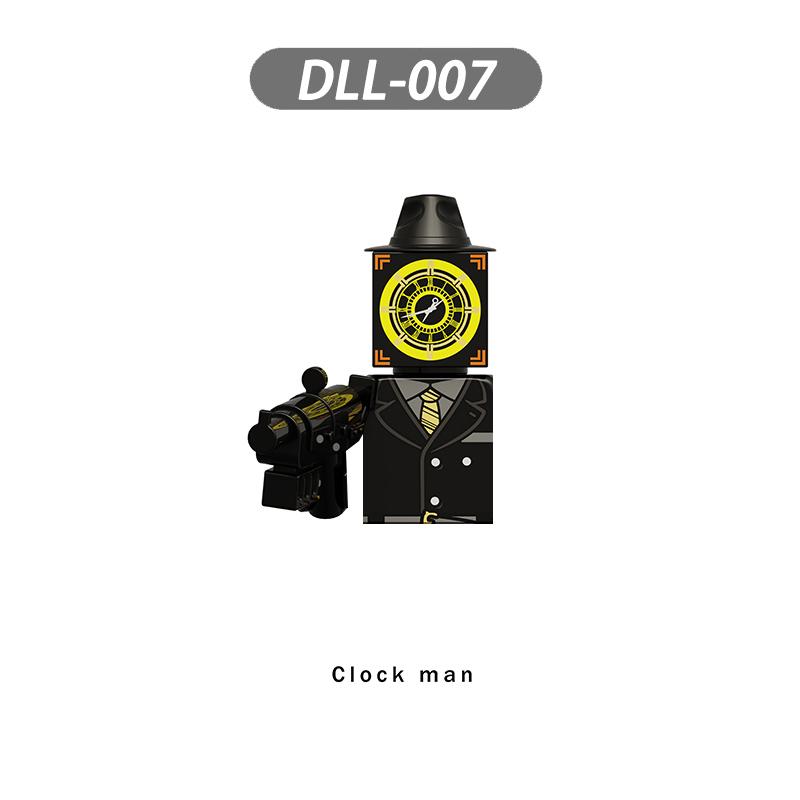 MOC Skibidi Toilet Man Vs Monitor Building Blocks The Audio and Camera Man Toys For Children Christmas Birthday Gift