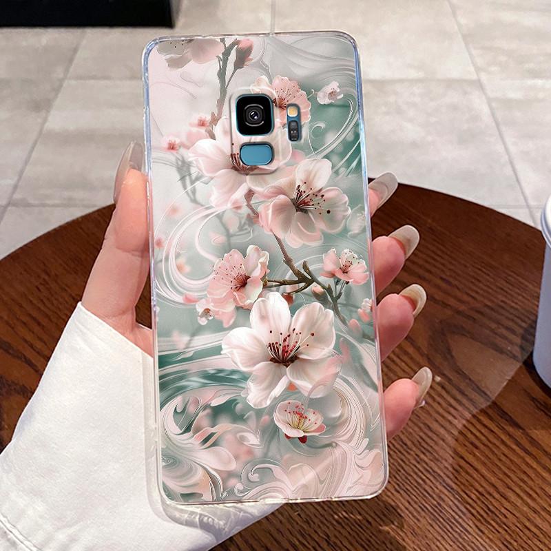 Casing For Samsung Galaxy S9 Case Samsung S9 Plus S9+ Back Cover Aesthetic Fashion Cute Cat Soft Silicone Transparent Phone Case
