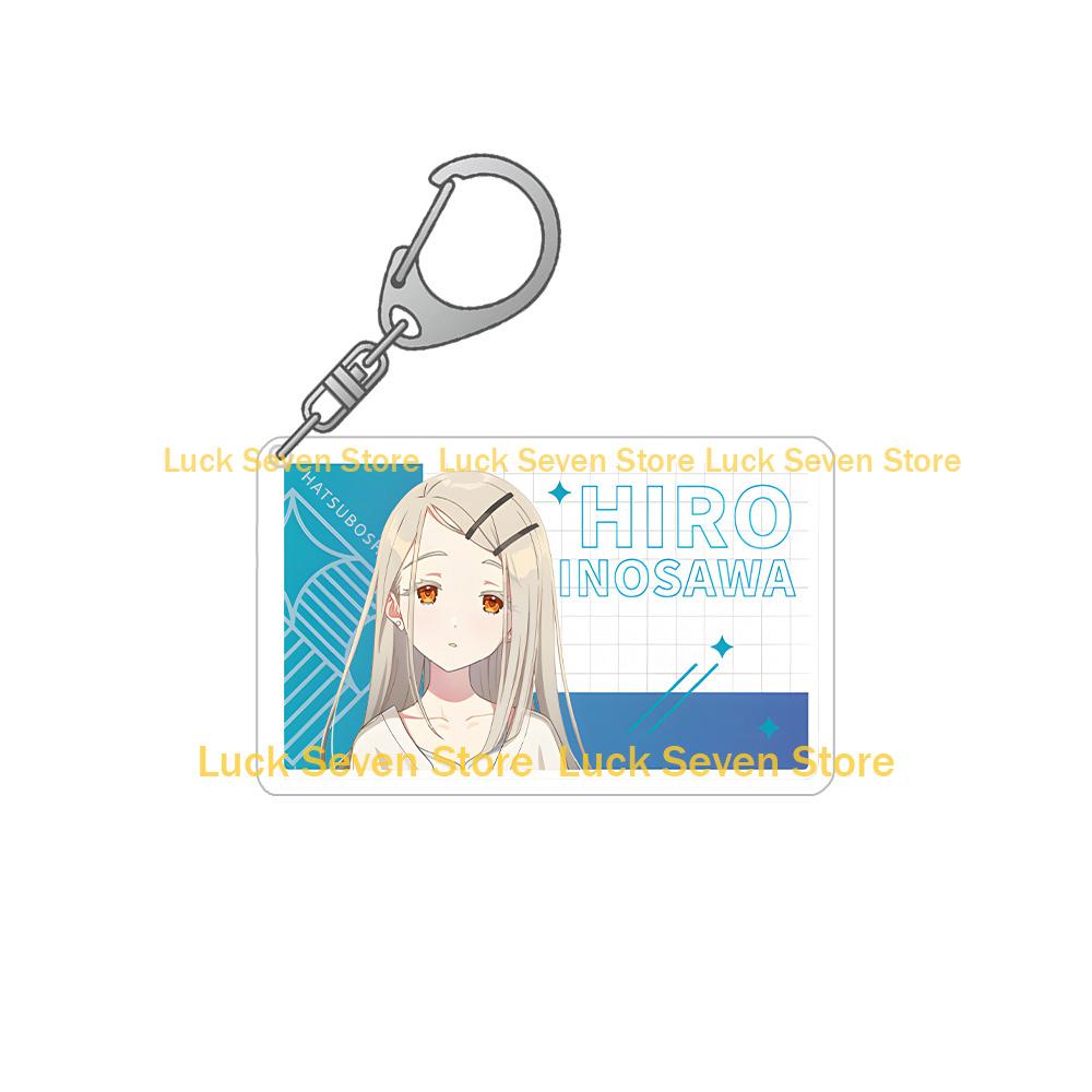 

video game Gakuen Idolmaster Official Character nameplate square Acrylic keychain anime Toy peripheral Bag pendant keyring gift 6CM Acrylic keychain