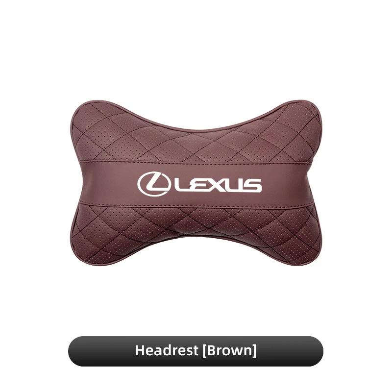 

1Pcs Car Seat Neck Pillow Headrest Auto Accessories For Lexus GS IS LS500h ES260 ES300h RX350h NX260 UX260 LM LC RZ450e TX RC CT